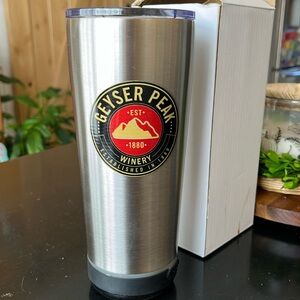 Geyser Peak winery Bluetooth tumbler